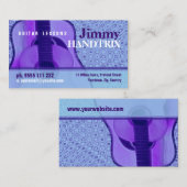 GUITAR "PurpleBlue"-Visitekaartje Visitekaartje (Voorkant / Achterkant)