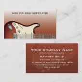 Guitar Pusher — Elektrisch Visitekaartje (Voorkant / Achterkant)