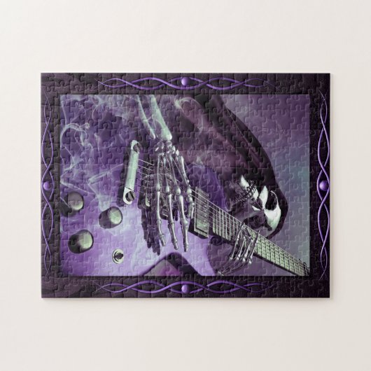 Guitar Puzzle van Grim Reaper Legpuzzel (Horizontaal)