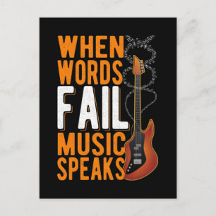 Guitar Quote Guitarist Inspirerend Music Lover Briefkaart