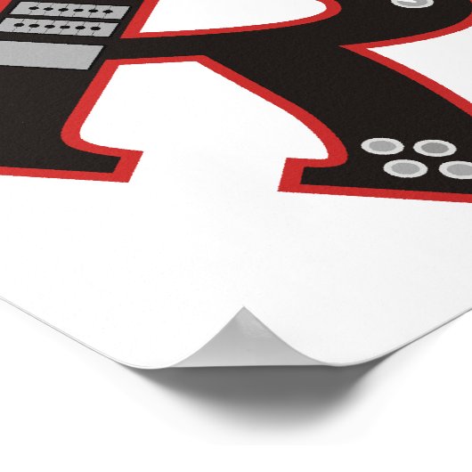 Guitar R Poster (Hoek)