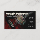 GUITAR "Redtrax" Visitekaartje V2.0 (Voorkant)