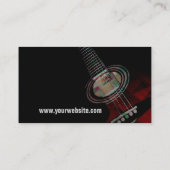 GUITAR "Redtrax"-Visitekaartje Visitekaartje (Achterkant)