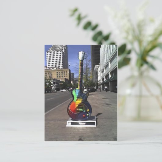 Guitar-reeks Briefkaart (Staand voorkant)