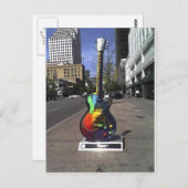 Guitar-reeks Briefkaart (Voorkant / Achterkant)