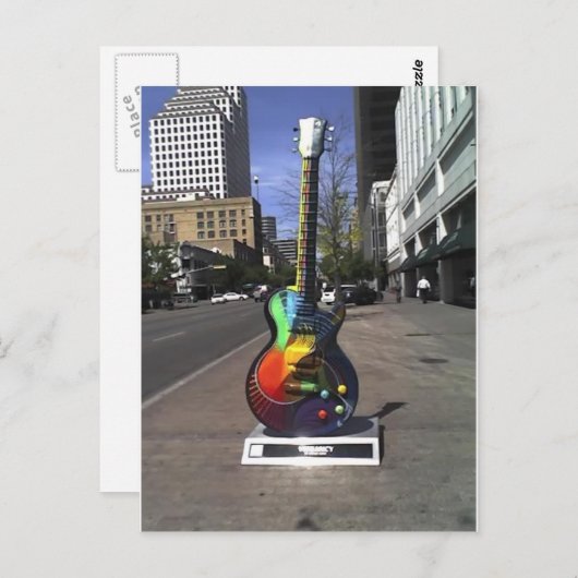 Guitar-reeks Briefkaart (Voorkant / Achterkant)