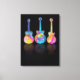 GUITAR REFLECTIONS CANVAS PRINT