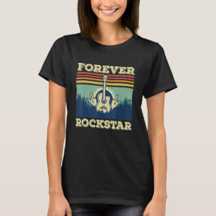 Guitar Retro Guitarist Rock guitar Musician Singer T-shirt