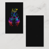 Guitar Retro Rock en Roll Music Lover Guitarist Visitekaartje (Voorkant / Achterkant)