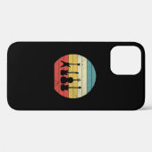 Guitar Retro Sunset Guitar Music Gift Case-Mate iPhone Case (Achterkant (horizontaal))