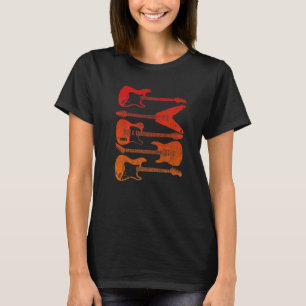 Guitar Retrostijl voor gitarist Premium T-shirt