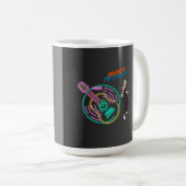 Guitar Rhythm Mug – Music Lover Anime Boy Design Koffiemok (Voorkant rechts)