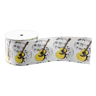 Guitar Ribbon Grosgrain Lint