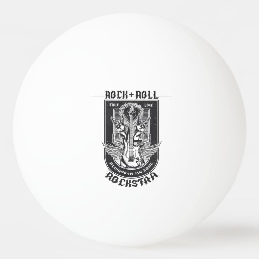 Guitar Rock design Golf Balls Pingpongbal (Voorkant)