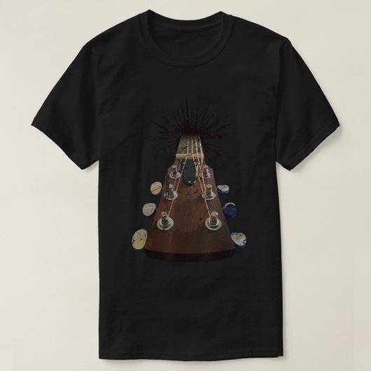 Guitar Rock en Roll Music Player T-Shirt6 T-shirt (Design voorkant)