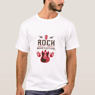 Guitar Rock Festival Mannen T-shirt