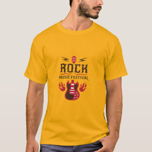 Guitar Rock Festival Mannen T-Shirt