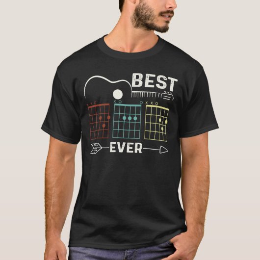 Guitar Rock Music Shirt voor Guitar Lovers Retro (Voorkant)