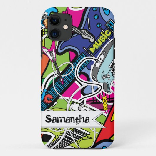 Guitar Rock Music Star iPhone 5 Mate Tough™ Hoesje (Achterkant)