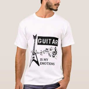 Guitar Rock Music voor gitaristen Retro Duo T-shirt