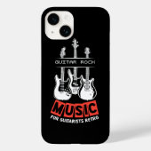 Guitar Rock-muziek voor gitaristen Retro Case-Mate iPhone Case (Achterkant)