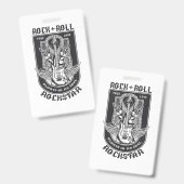 Guitar Rock-ontwerp Badge (Voor- en achterkant)