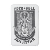 Guitar Rock-ontwerp Badmat (Voorkant Verticaal)