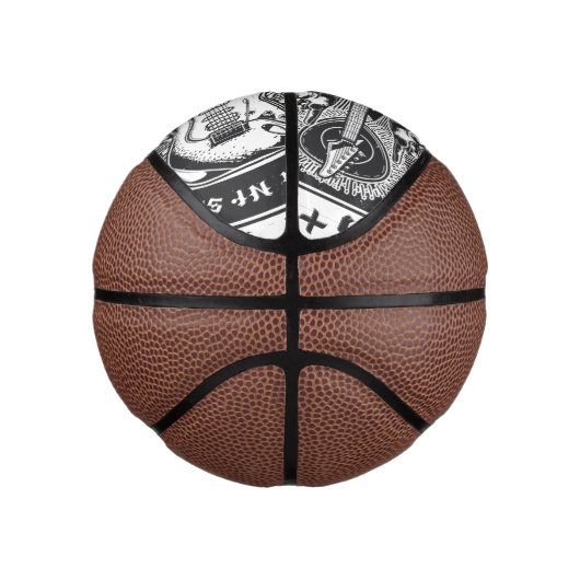 Guitar Rock-ontwerp Basketbal (Rechts)