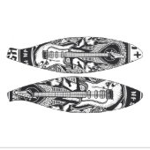 Guitar Rock-ontwerp Basketbal (Panelen)