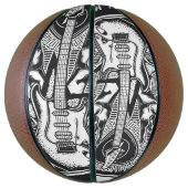 Guitar Rock-ontwerp Basketbal (Verticaal)
