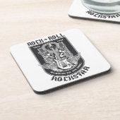 Guitar Rock-ontwerp Bier Onderzetter (Linkerzijde)