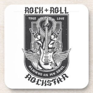 Guitar Rock-ontwerp Bier Onderzetter