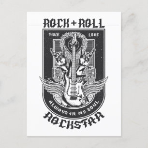Guitar Rock-ontwerp Briefkaart