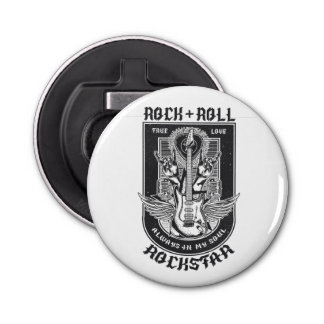 Guitar Rock-ontwerp Button Flesopener