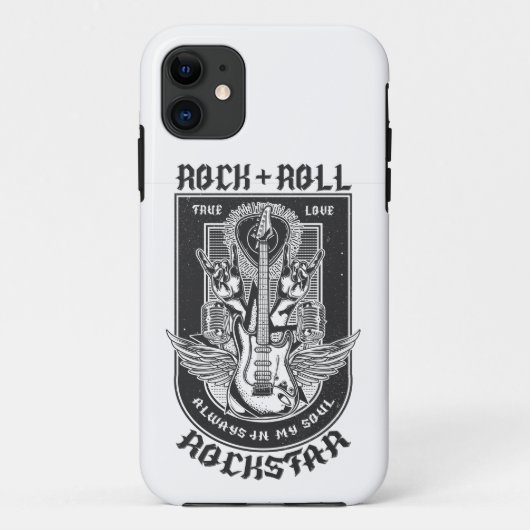 Guitar Rock-ontwerp Case-Mate iPhone Case (Achterkant)