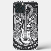 Guitar Rock-ontwerp Case-Mate iPhone Case (Achterkant)