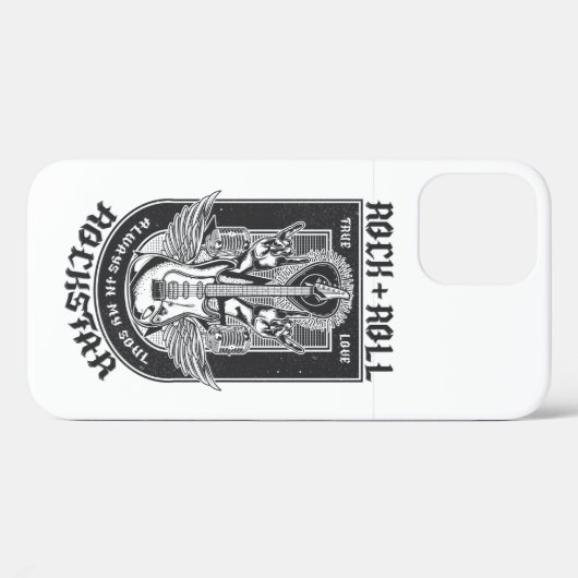 Guitar Rock-ontwerp Case-Mate iPhone Case (Achterkant (horizontaal))