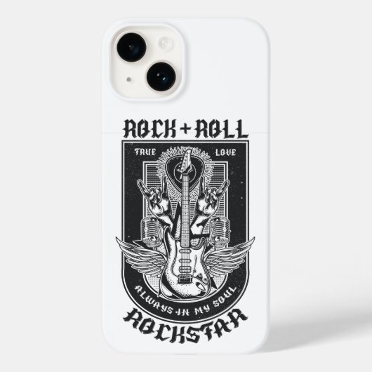Guitar Rock-ontwerp Case-Mate iPhone Case (Achterkant)