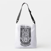Guitar Rock-ontwerp Crossbody Tas (Achterkant)
