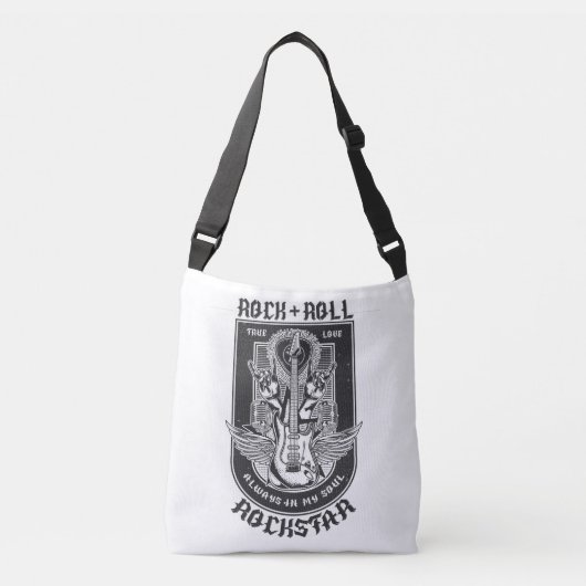 Guitar Rock-ontwerp Crossbody Tas (Voorkant)