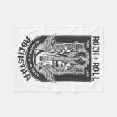 Guitar Rock-ontwerp Fleece Deken (Voorkant (Horizontaal))