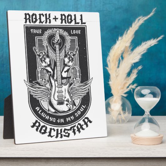 Guitar Rock-ontwerp Fotoplaat (Zijkant)