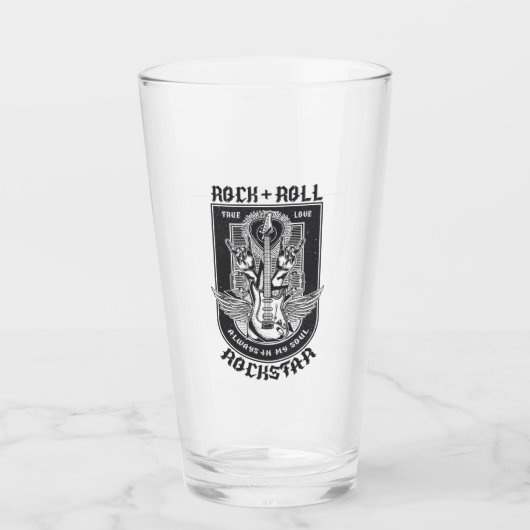 Guitar Rock-ontwerp Glas (Voorkant)