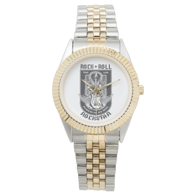 Guitar Rock-ontwerp Horloge (Voorkant)