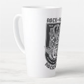 Guitar Rock-ontwerp Latte Mok (Linkerhoek)