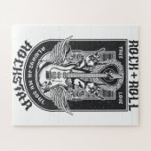 Guitar Rock-ontwerp Legpuzzel (Horizontaal)