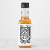 Guitar Rock-ontwerp Likeurfles Etiket (Voorkant)