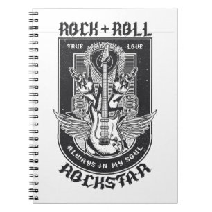 Guitar Rock-ontwerp Notitieboek
