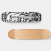 Guitar Rock-ontwerp Persoonlijk Skateboard (Horizontaal)