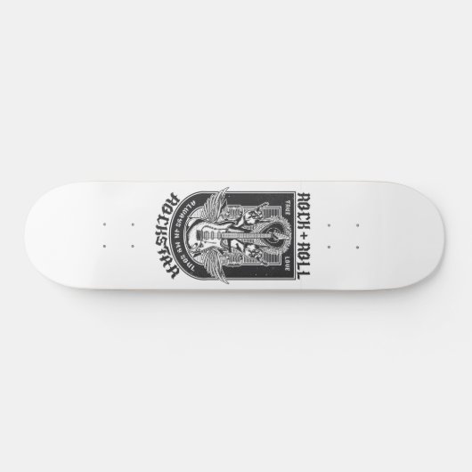 Guitar Rock-ontwerp Persoonlijk Skateboard (Horizontaal)